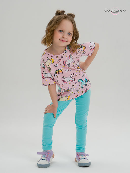 Костюм Мун единорожки на розовом-мятный - Sovalina фото 9