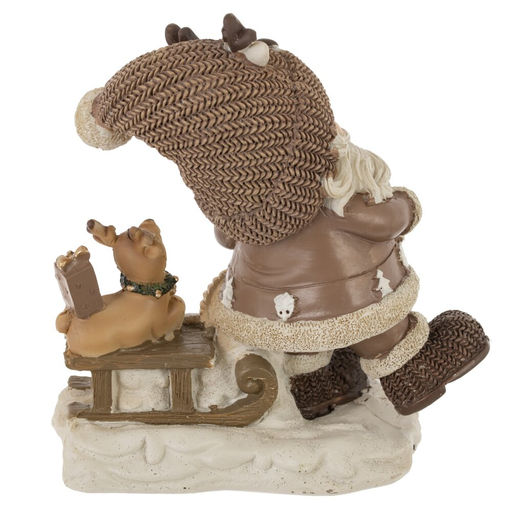 Фигурка декоративная "Дед Мороз", L11,5 W7 H12 см, 2в.