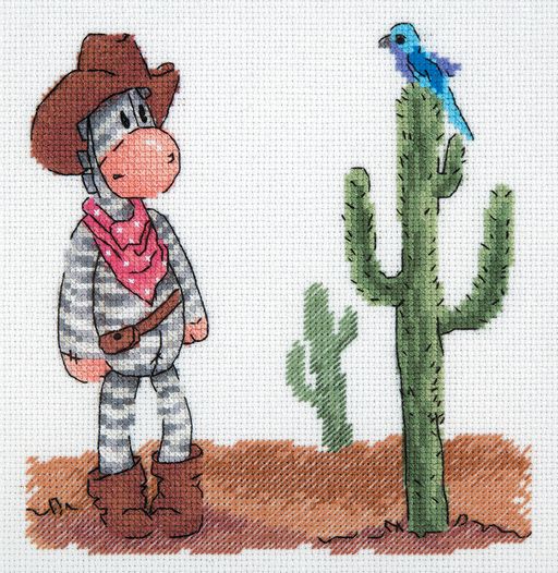 Klart набор для вышивания 8-253 Дикий запад 17 х 18 см