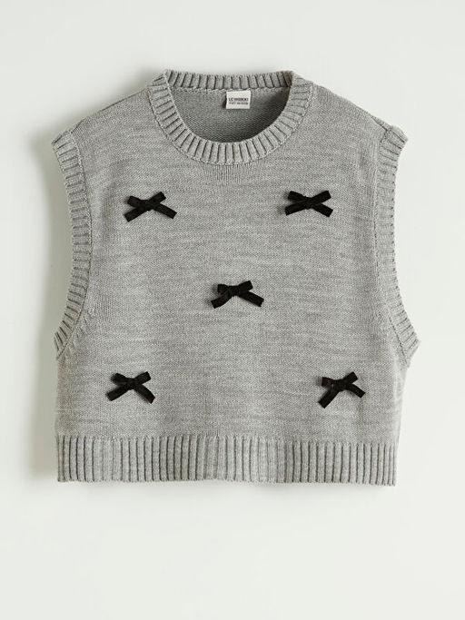 Bisiklet Yaka K?z ?ocuk Elbise ve S?veter