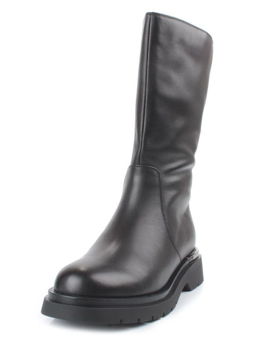 ZA4226M BLACK Сапоги зимние женские (натуральная кожа, натуральный мех, натуральная байка)