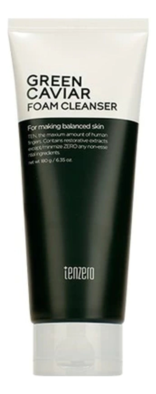 Тонизирующая пенка для умывания с экстрактом морского винограда - Green Caviar Foam Cleanser, 180мл
