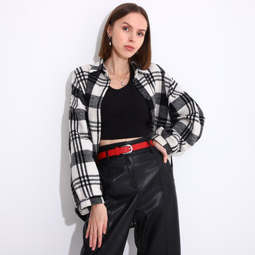 Ремень женский, ширина 2,5 см, винт, пряжка метал, цвет красный - Simaland фото 3