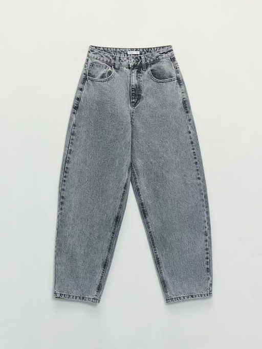 Джинсы бананы с высокой посадкой / Zarina