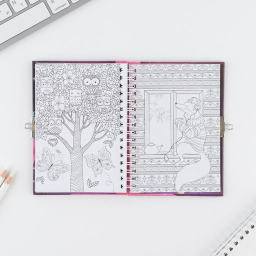 Анкета для девочек на замочке Анкета классной девчонки и ее подруг, А6, твёрдая обложка, 40 листов - Artfox фото 18