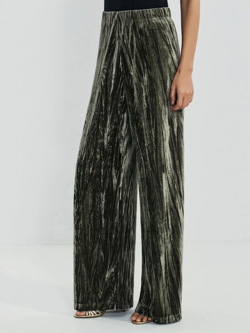 Широкие брюки из бархата / Zarina