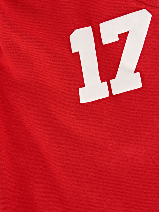 Бриджи трикотажные с принтом UD 0312 красный - Mini maxi фото 6