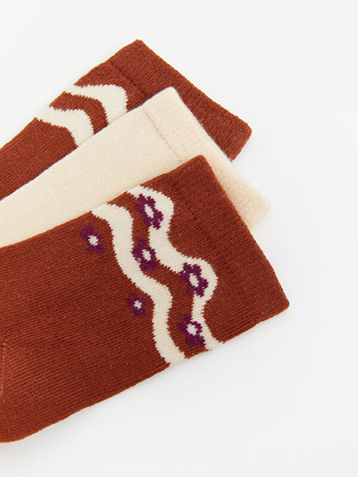 K?z ?ocuk Soket ?orap 3l? - Waikiki фото 3