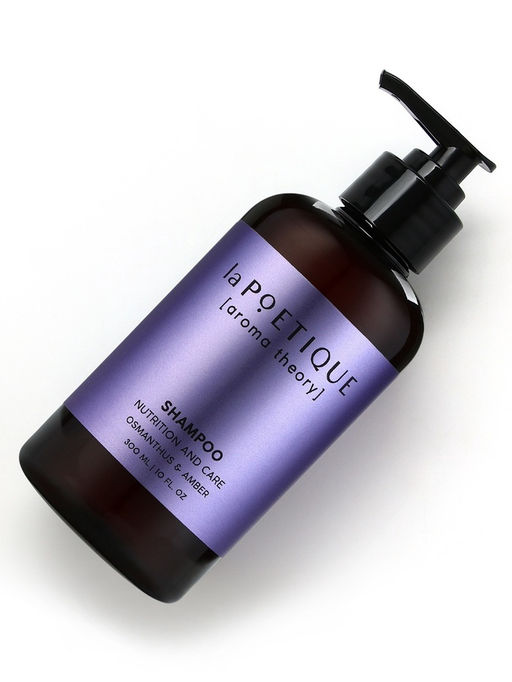 Шампунь для волос, питание и уход, 300 мл, аромат османтуса и амбры, LA POETIQUE