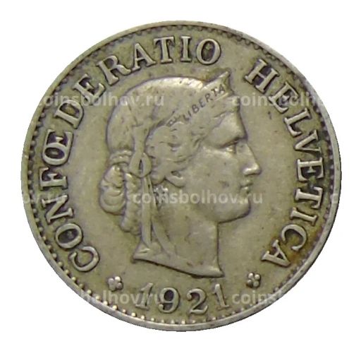 10 раппенов 1921 года Швейцария