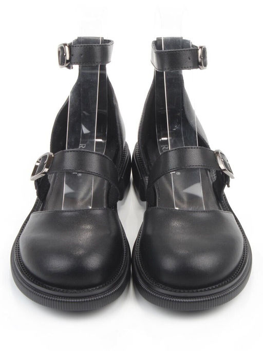 06-YD31-3E BLACK Туфли женские (натуральная кожа)