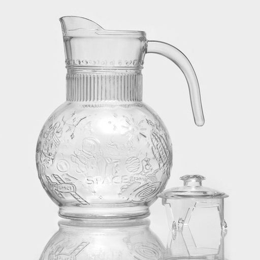 Набор для напитков «Космос», 5 предметов: кувшин 1.9 л, 4 кружки 300/280/280/250 мл, стекло