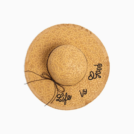 Шляпа женская Life is good, размер 54-56, цвет бежевый - Minaku фото 2