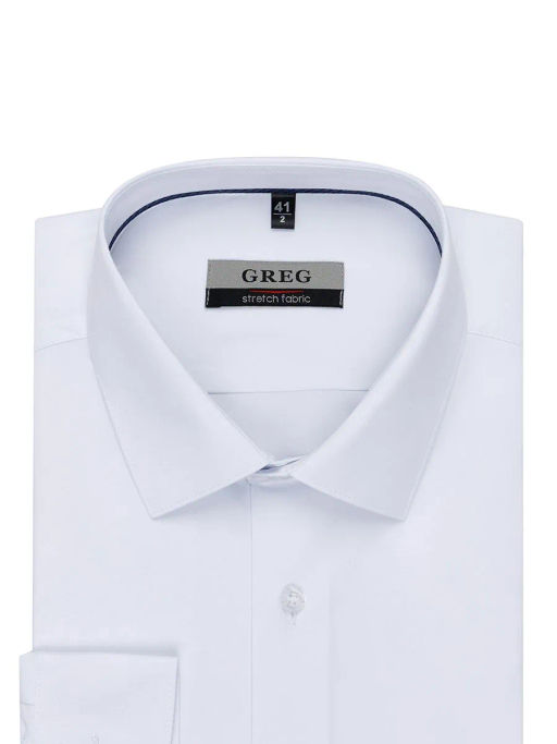 Сорочка мужская длинный рукав GREG 100/237/0197/ZV/1p STRETCH_TW  фото 3