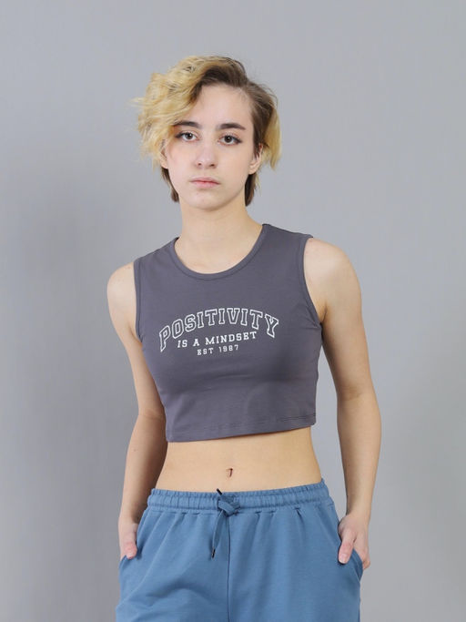 CRB wear / CSJG 64113-48K Топ для девочки,темно-серый/Ex.Cherubino