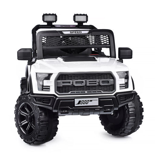 Электромобиль "Круиз" на аккумуляторе, с р/у управлением, в коробке (белый)