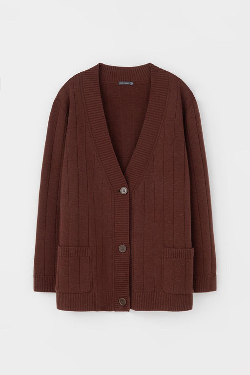 Кардиган Very Neat ЕВ 30166/ш тирамису из шерсти мериноса и акрила  фото 5