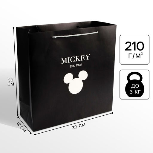 Пакет ламинированный, 30 х 30 х 12 см Mickey Mouse, Микки Маус - Disney фото 3
