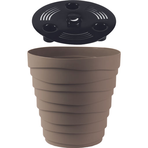 Кашпо Бархан (2,25л) Цв. Мокачино (Арт. КШ-4340) - Вмс фото 4