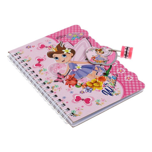 Записная книжка в подарочной коробке, на замочке, А6, 50 листов, линия, Феечка, МИКС - Calligrata фото 3