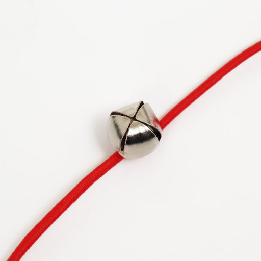 Дразнилка-удочка Змейка с бубенчиком, розовая на розовой ручке - Пижон фото 3