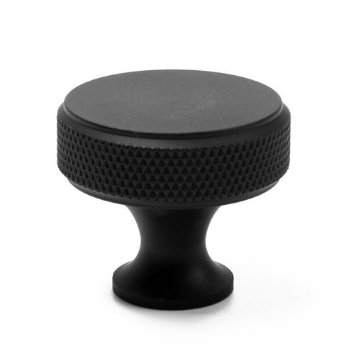 Ручка-кнопка CAPPIO PK323, d=30 мм, цвет черный, 8 шт.