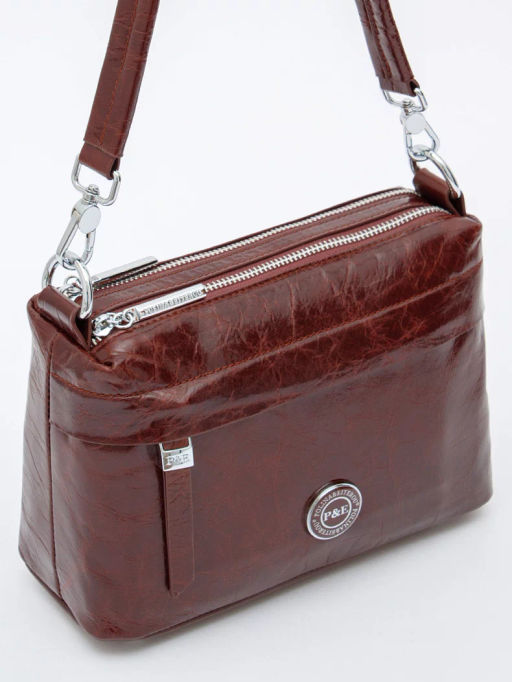 Сумка 0227CB coffee Polina&Eiterou