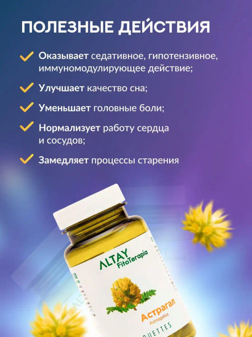БАД в монобрикетах Астрагал фиточай Алфит 4845 фото 7