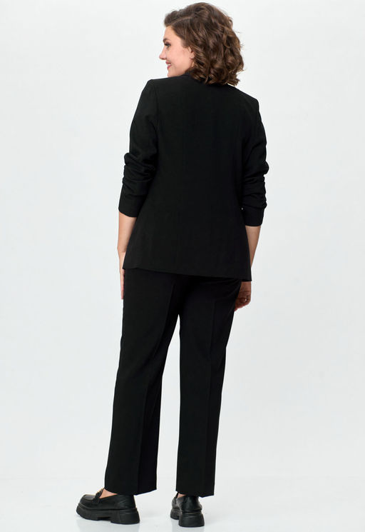 Жакет БелЭльСтиль 203-Р черный однотон фото 2