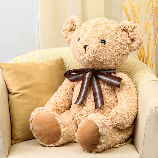 Мягкая игрушка Медведь кудрявый, 70 см, цвет бежевый - Simaland фото 4