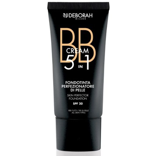 DEBORAH Тональный ВВ-крем BB Cream 5 in 1 тон 00 белоснежно розовый, 30 мл  фото 4