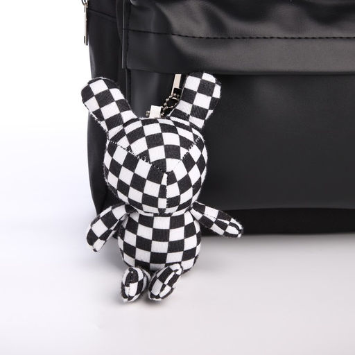 Рюкзак текстильный с карманом кожзам, 38х29х11 см, черный - Nazamok фото 3