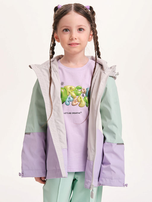 GZJN3369/5 Ветровка для девочек - Pelican фото 18