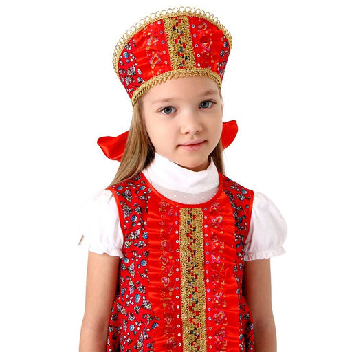 Карнавальный костюм Хороводный, хлопок, р. 30, рост 110-116 см - Страна карнавалия фото 3