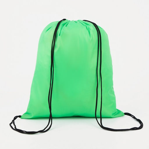 Мешок для обуви на шнурке, «ЗФТС», светоотражающая полоса, цвет зелёный