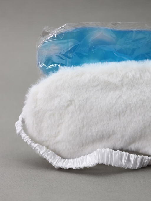 Маска для сна гелевая "Soft dreams", white