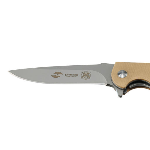 Нож складной 100 мм STINGER FK-KL286-SND  фото 4