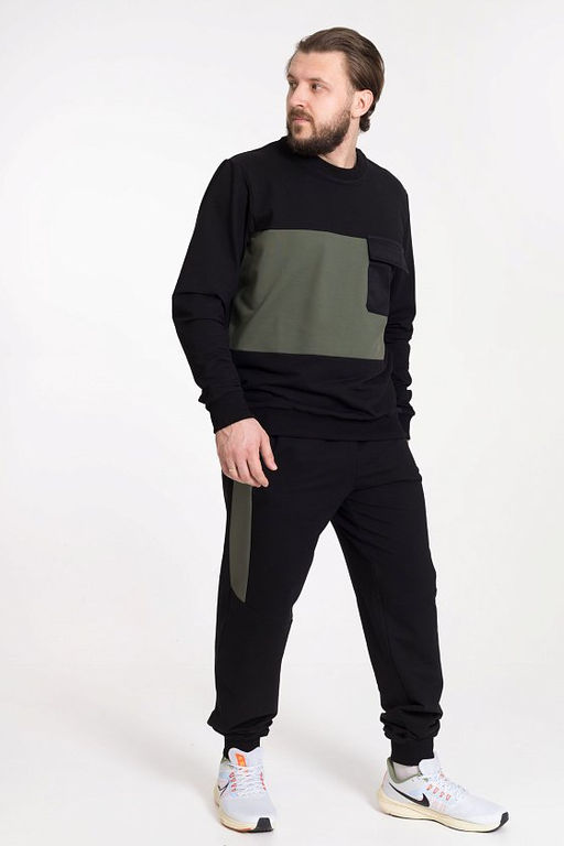 Костюм М124011а Черный - Елена фото 8