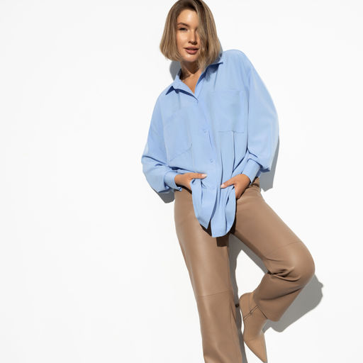 Рубашка Виртуозно и смело (блю) - Charutti фото 4