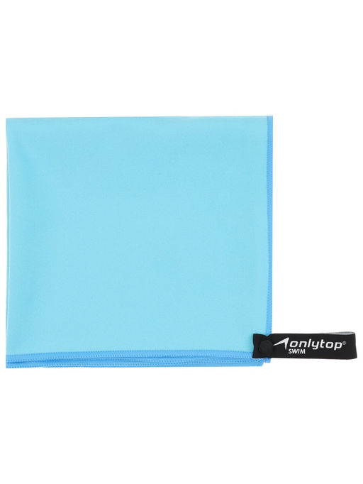 Полотенце из микрофибры ONLYTOP, 40×80 см, цвет голубой