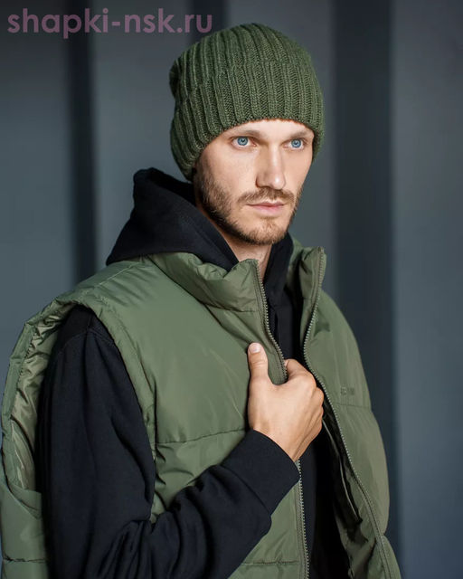 F 492 Шапка мужская флис (57-59)