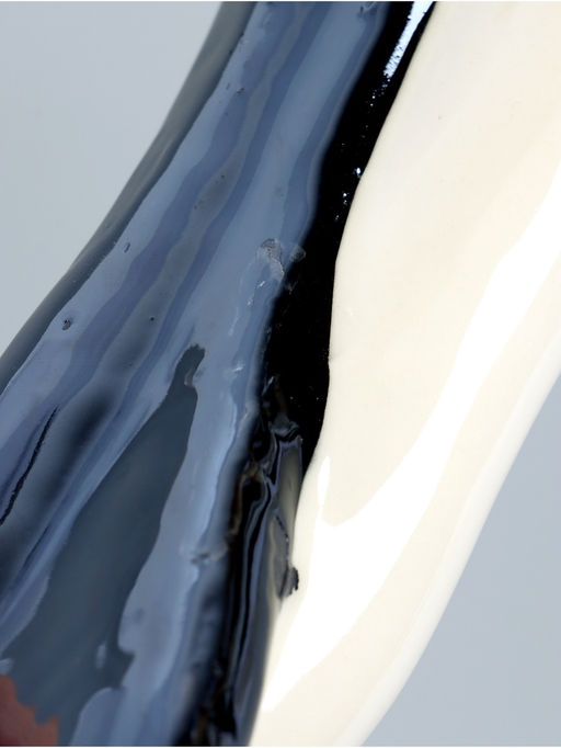 УЦЕНКА Фигурка керамика В объятиях любви, чёрно-белый, 24.6?11.8?6 см