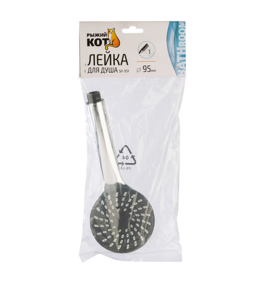 Цена за 2 шт. Лейка для душа SH-951, 95мм (один режим) 105677