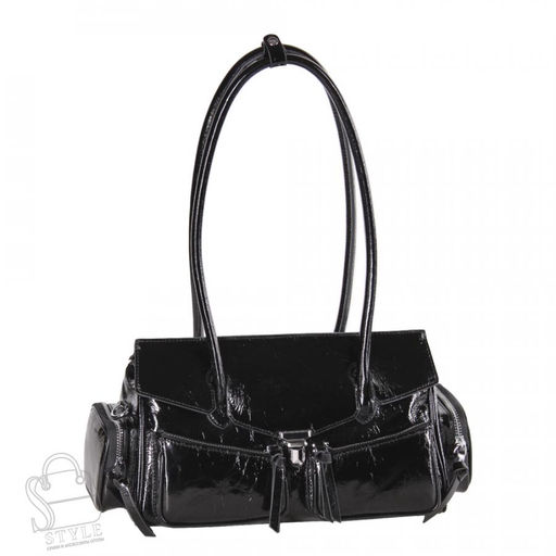 Сумка женская кожаная 3350Q black Polina&Eiterou в Новосибирске