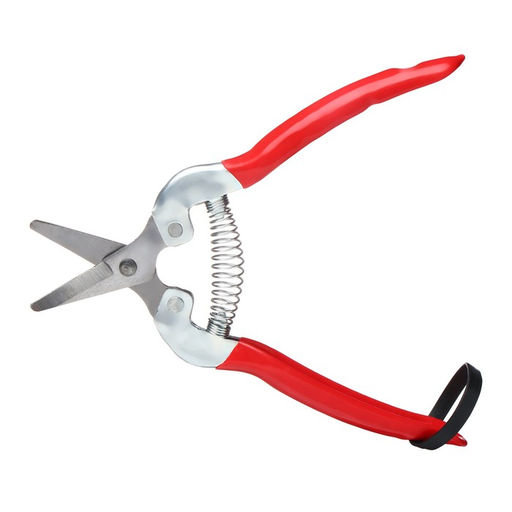 Ножницы садовые, 7 (18 см), с металлическими ручками, обрезиненная ручка, красные, Greengo фото 13