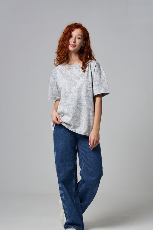 14502 футболка женская оверсайз