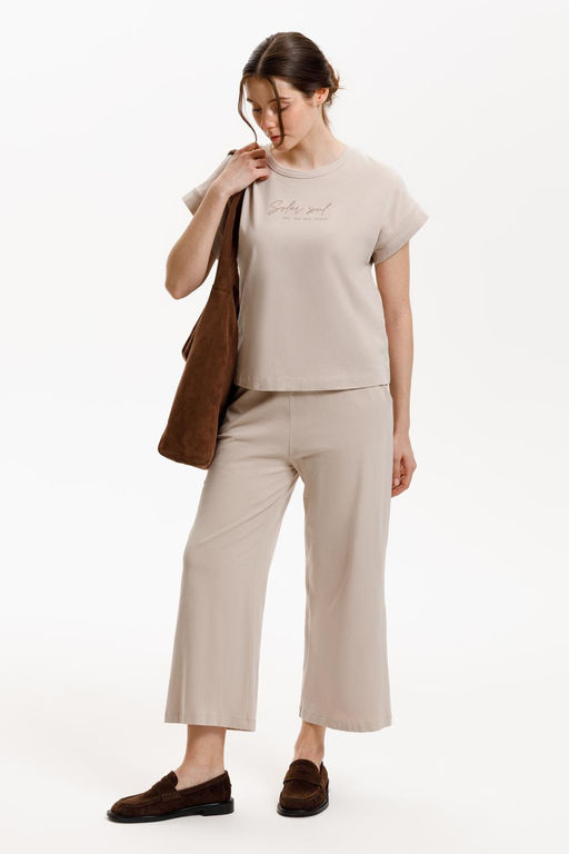 ЕВТ 4146/бежевый брюки жен