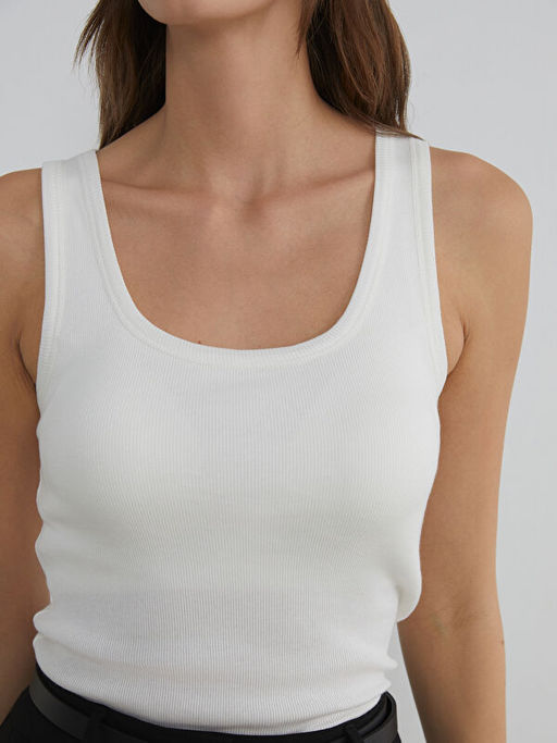 U Yaka Fitilli Kad?n Atlet