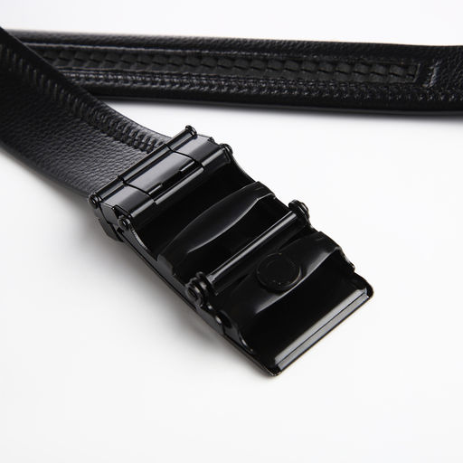 Ремень мужской, ширина 3,5 см, автомат, цвет чёрный - Simaland фото 5