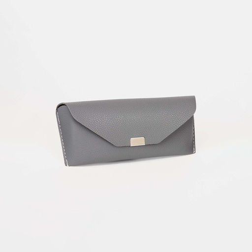 Футляр для очков на кнопке, салфетка, цвет серый - Simaland фото 5